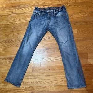 Rock Revival Classic Straight Jeans in Blue